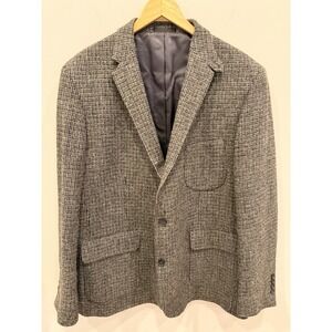 NWT Geoffrey Beene Harris Tweed Sport Coat Blazer 46R 100% Wool